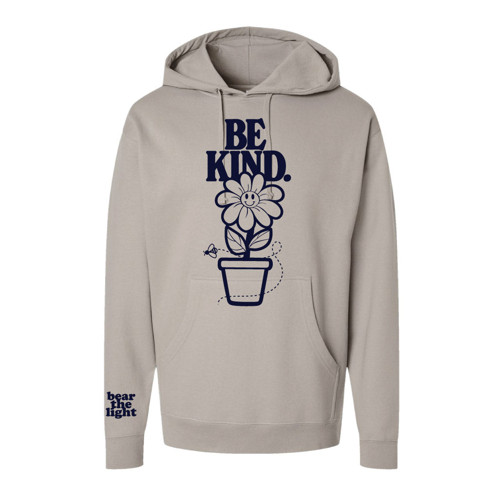 Be Kind Hoodie - Cement