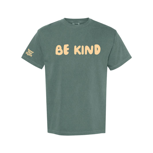 Be Kind Tee - Washed Green